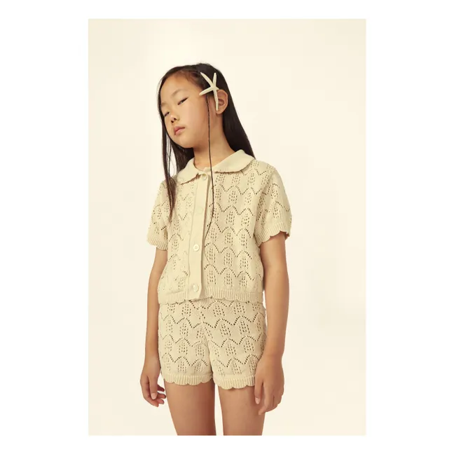 Short Bimba Maille | Ecru