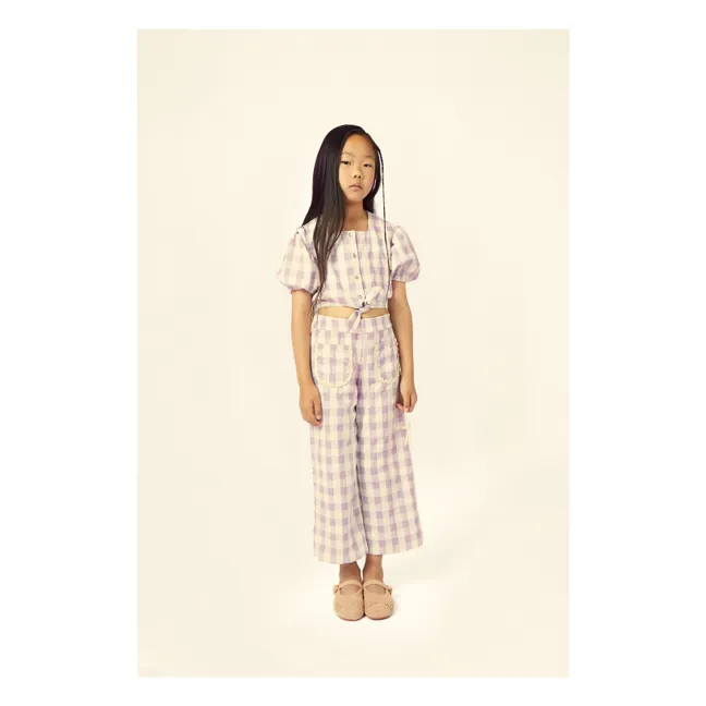 Camicetta con nodo Vichy di Colette | Lilla