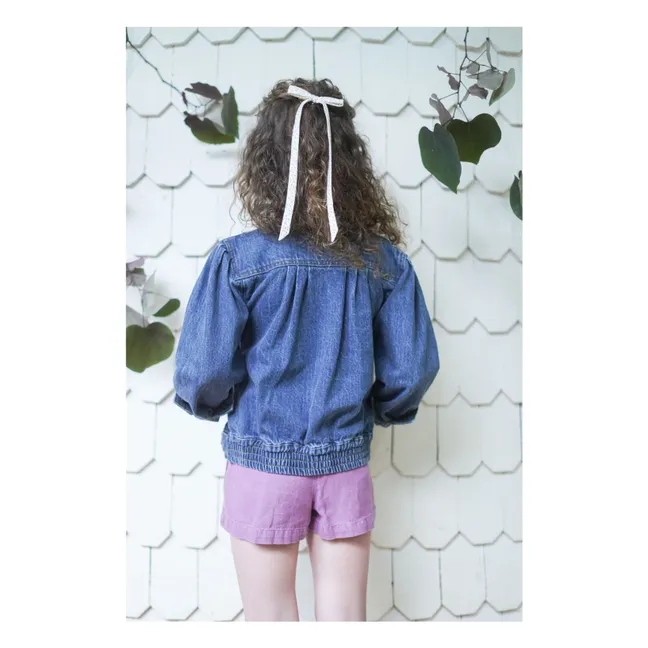 Gonna in lino oliva | Lilla