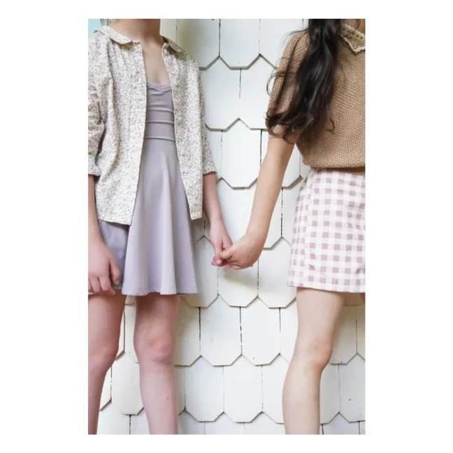 Olive Short Skirt | Ecru