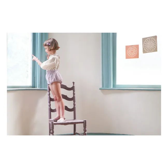 Bloomer Lottie Gaze de Coton Bio | 	Lilas