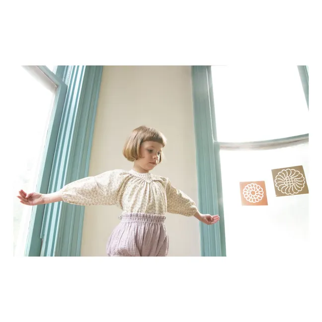 Bloomer Lottie Gaze de Coton Bio | 	Lilas