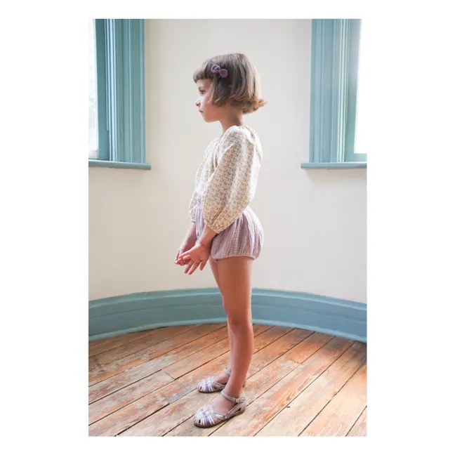 Bloomer Lottie Gaze de Coton Bio | 	Lilas