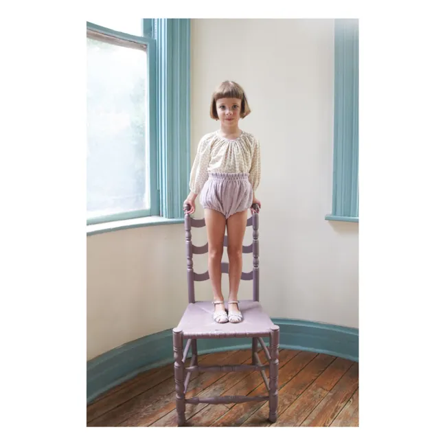 Bloomer Lottie Gaze de Coton Bio | 	Lilas