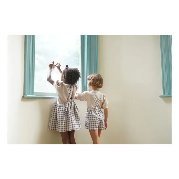 Short Bretelles Enid Lin | Bleu- Image produit n°5