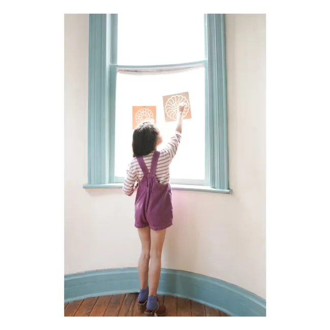 Delphine Short Dungarees | Purple