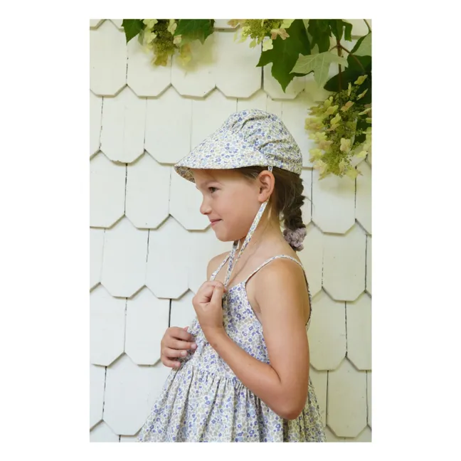 Abito a tunica Birdie in cotone biologico | Blu