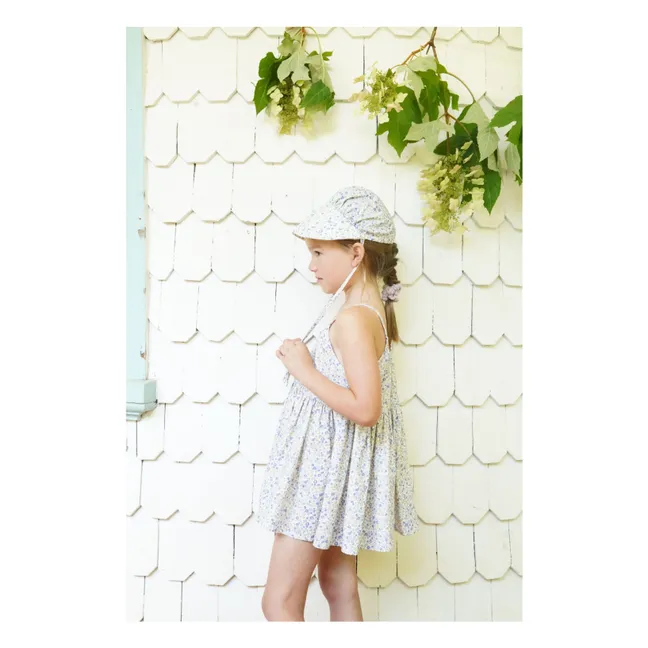 Abito a tunica Birdie in cotone biologico | Blu