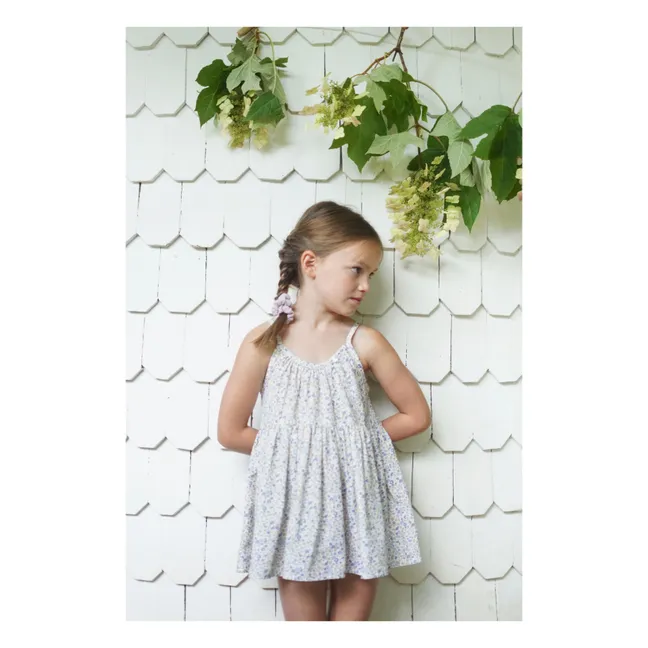 Abito a tunica Birdie in cotone biologico | Blu