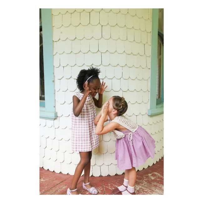 Delilah organic cotton dress | Lilac