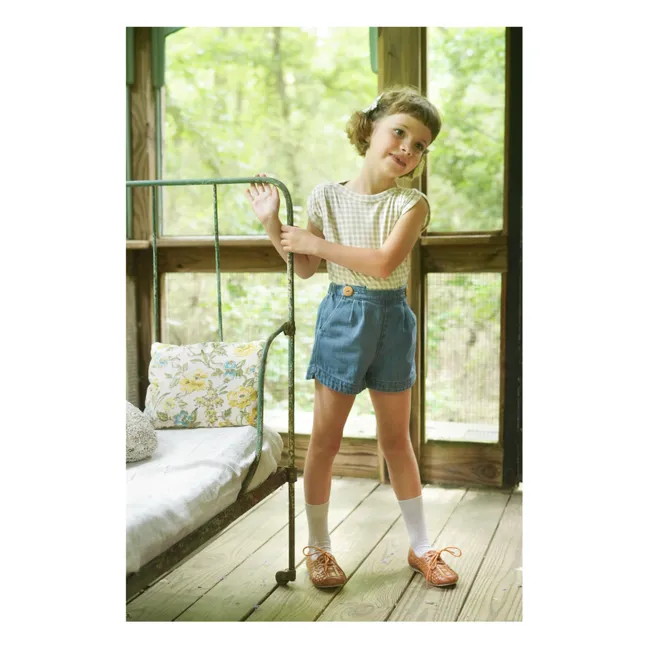 Top Sunday Pointelle Coton Bio | Ecru