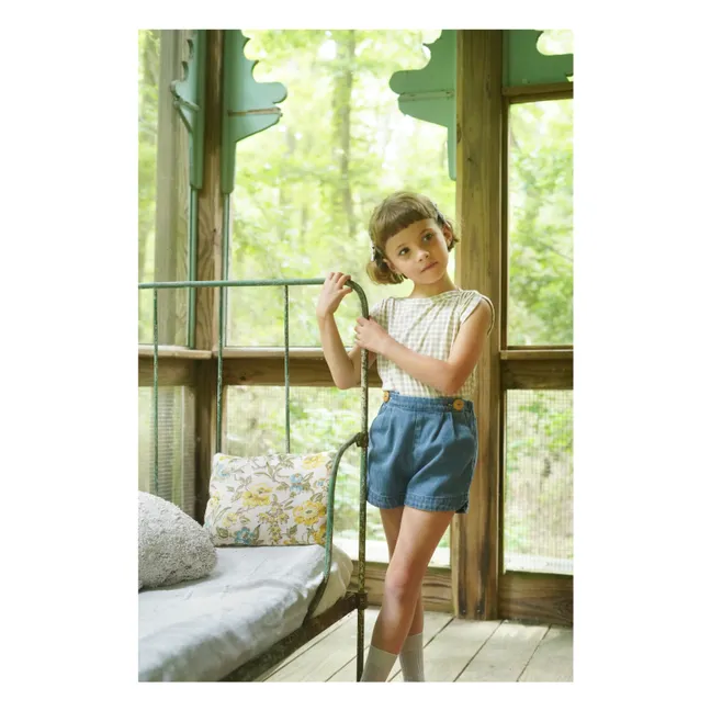 Top Sunday Pointelle Coton Bio | Ecru
