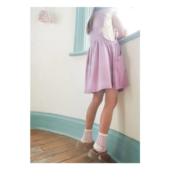 Kleid Dunes Pointelle Bio-Baumwolle | Flieder