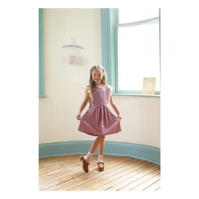 Kleid Dunes Pointelle Bio-Baumwolle | Flieder