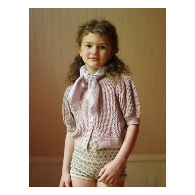 Lacey Shorts Mesh Bio-Baumwolle | Seidenfarben