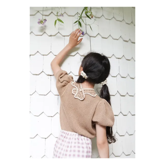 Mimi Maille Coton Bio T-shirt | Beige