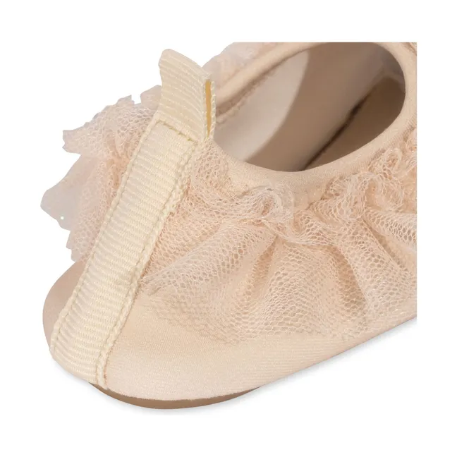 Strut Glitter Beach Shoes | Pale pink