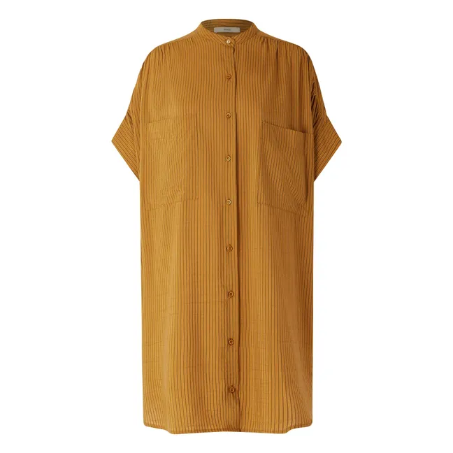 Kleid Kamilia Streifen | Tabak