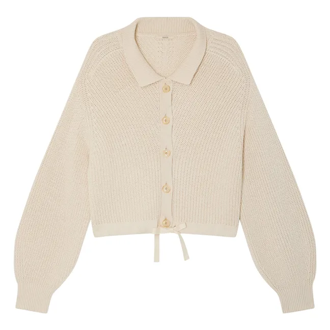 Strickjacke Bonny Bio-Baumwolle | Seidenfarben