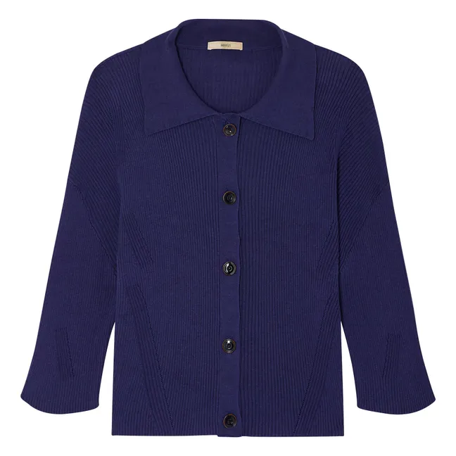 Cardigan Journey Coton Bio | Violet