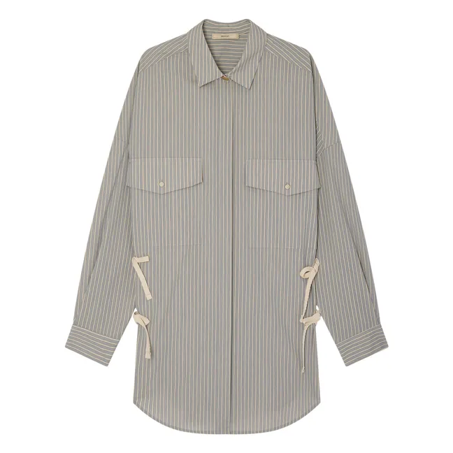 Camisa de rayas Koyaco | Azul Gris