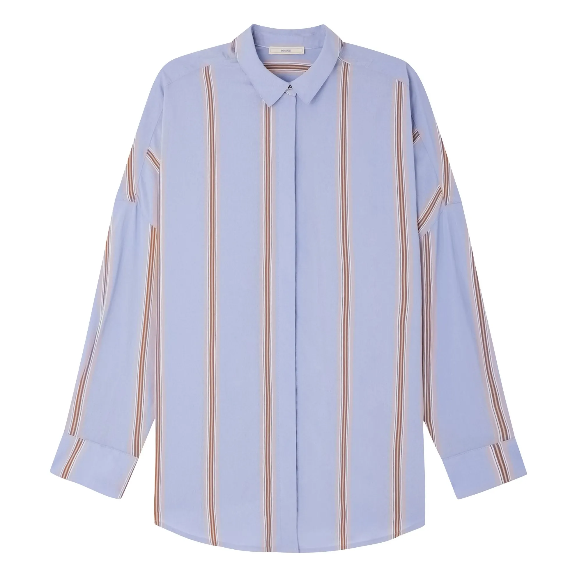 Sessùn Blue Celona Stripes Shirt