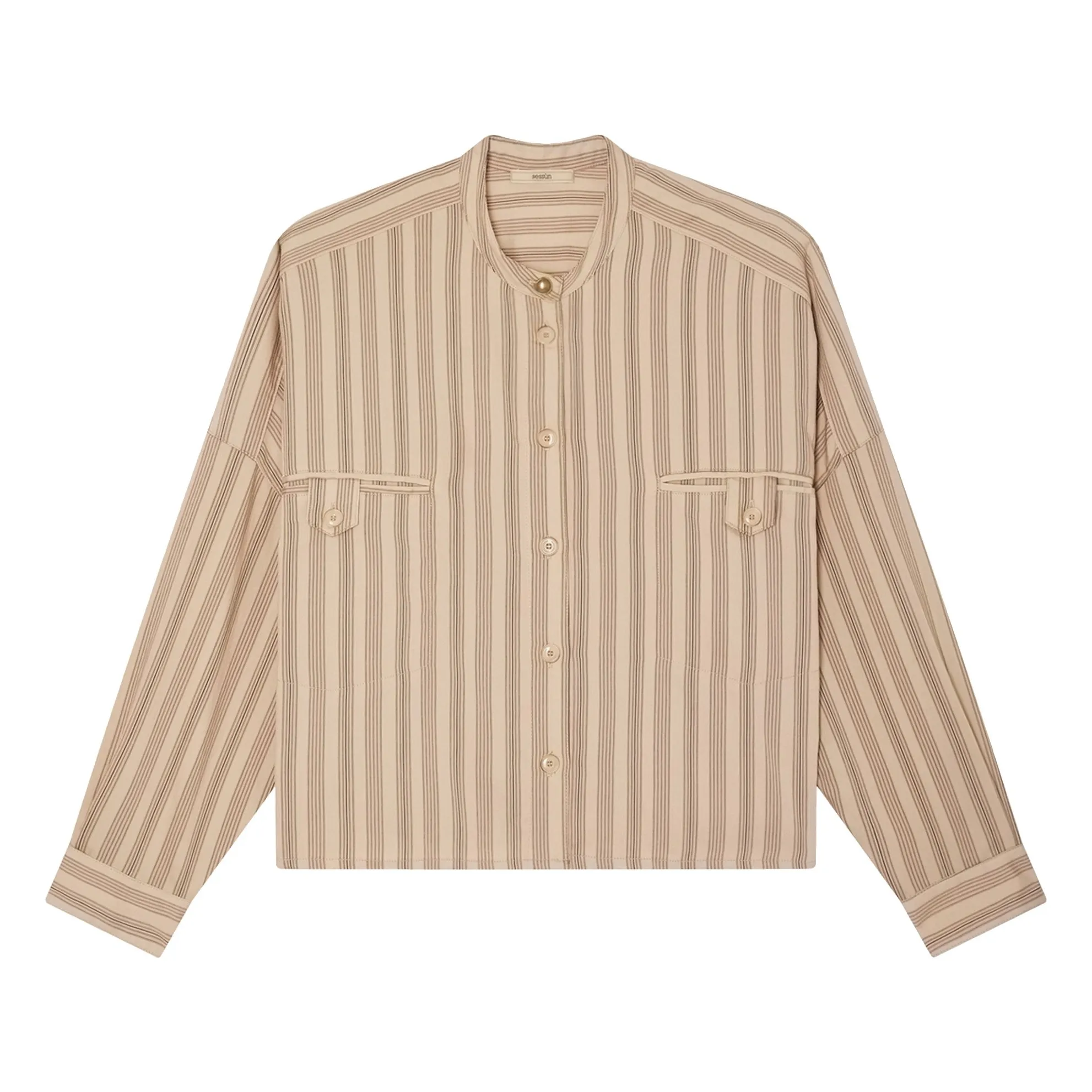Sessùn Dusty Pink Orregia Stripes Blouse