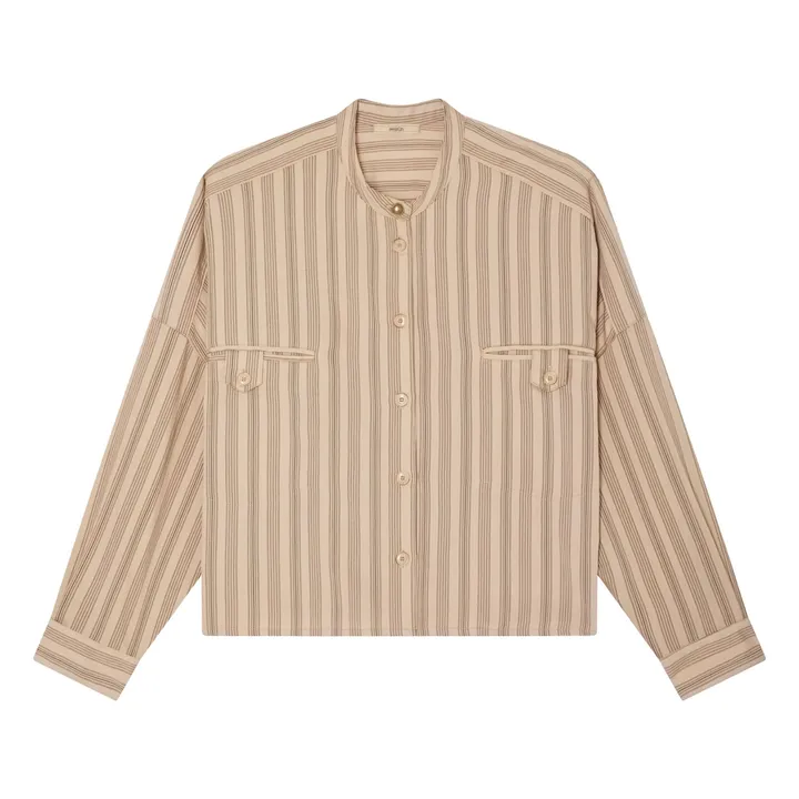 Blusa de rayas Orregia | Rosa Viejo- Imagen del producto n°0