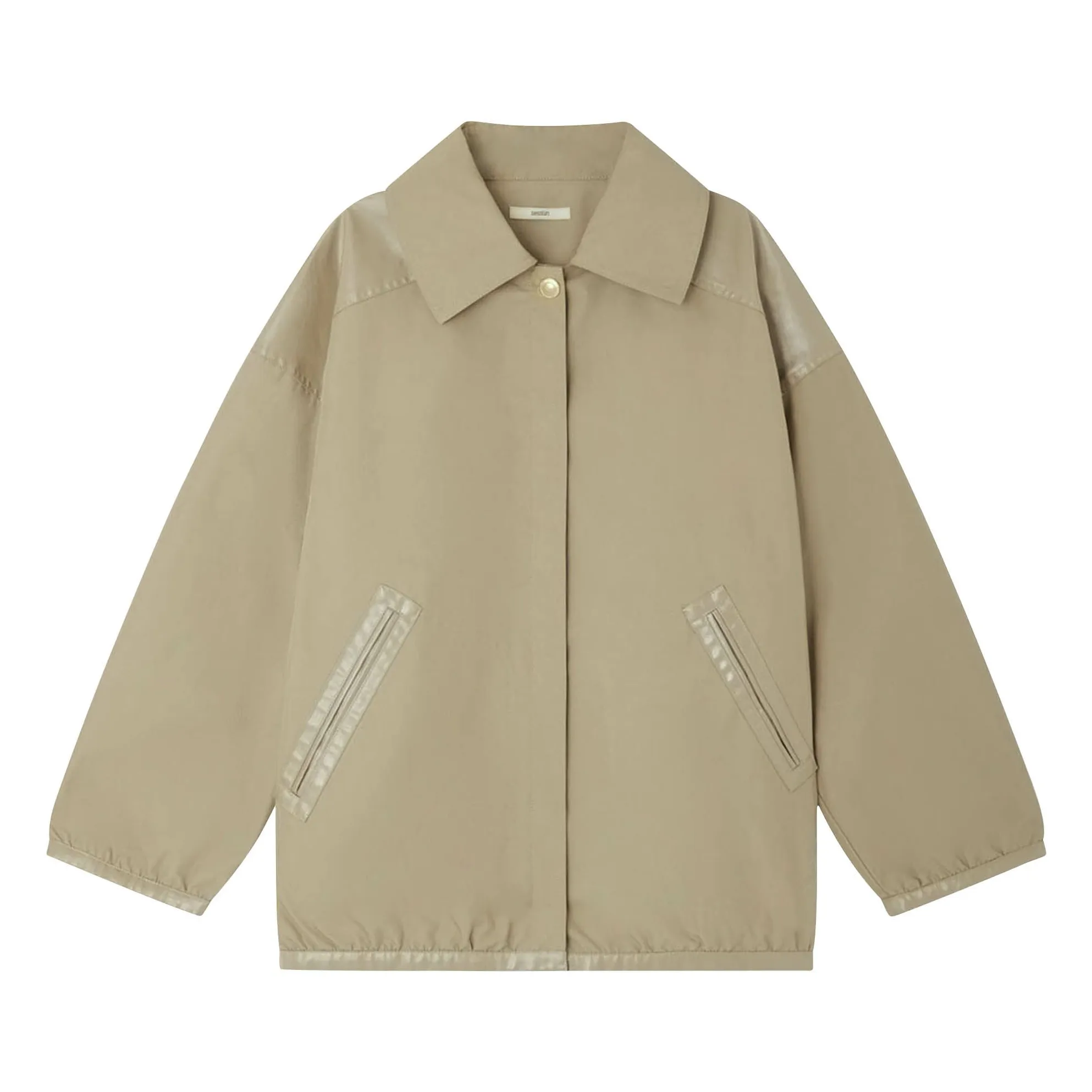 Sessùn Beige Worky Organic Cotton Jacket