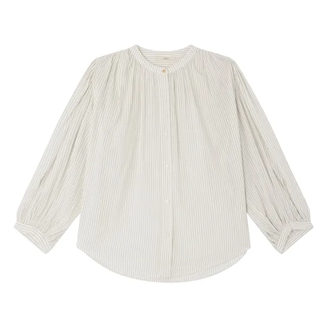 Bluse Lucy H Streifen | Seidenfarben