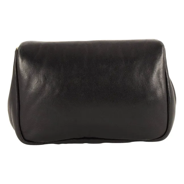 Diviluz Puffy Leder Tasche | Schwarz