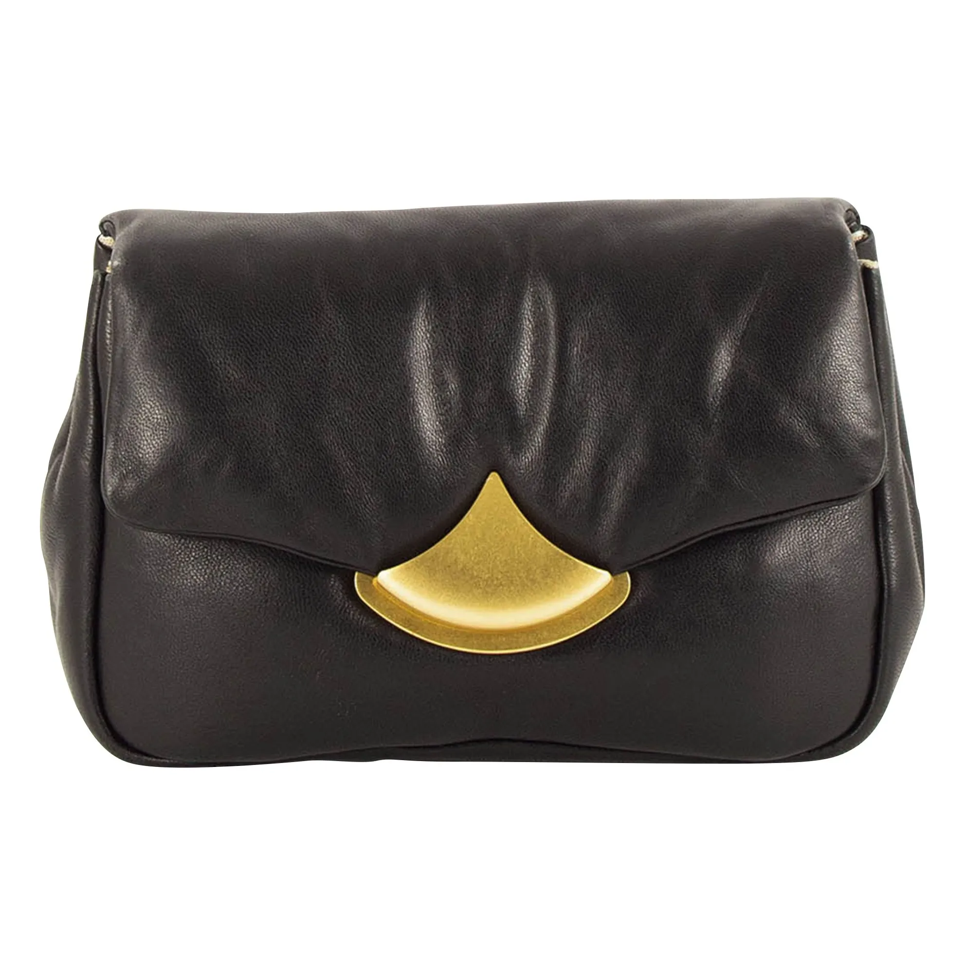 Sessùn Black Diviluz Puffy Leather Bag