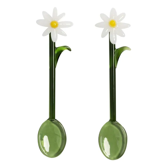 Spoons Flora - Set of 2 | White