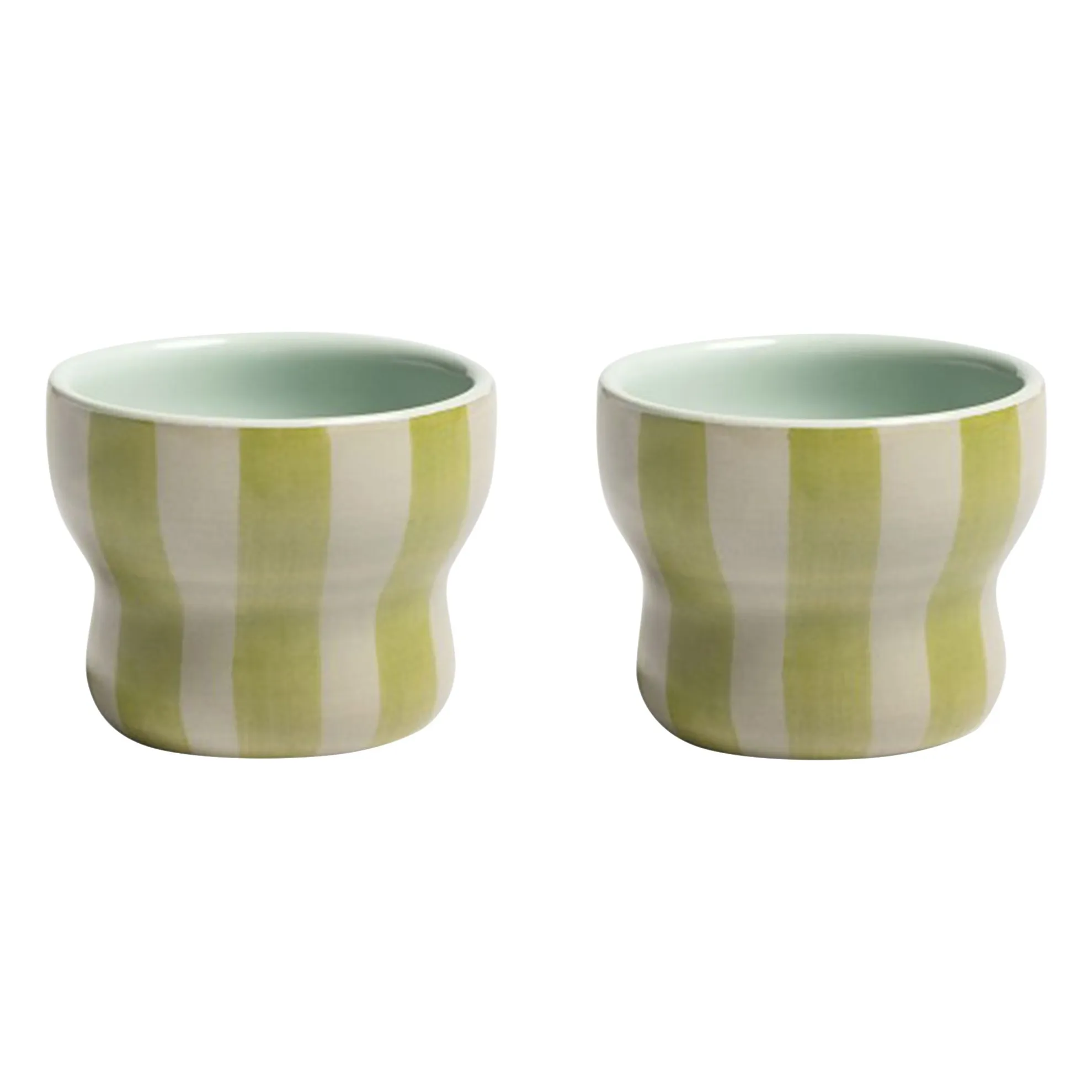 &Klevering Green Circus Cups - Set Of 2