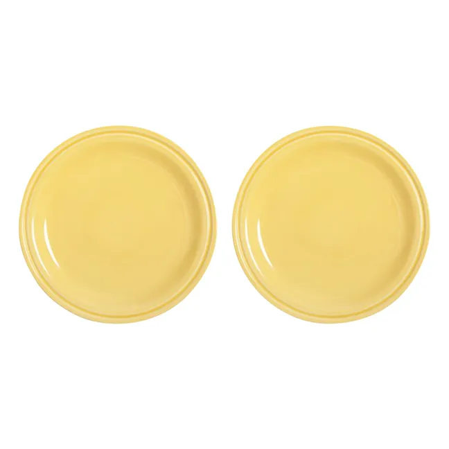 Platos Mochi - Lote de 2 | Amarillo