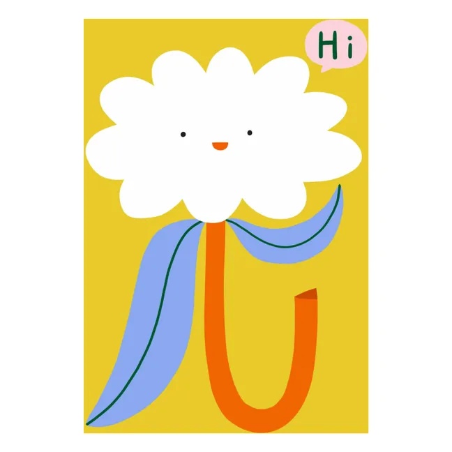Hi Flower 01 poster