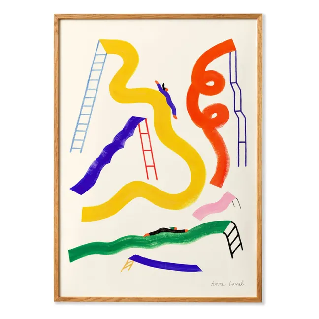 Poster Gleiten