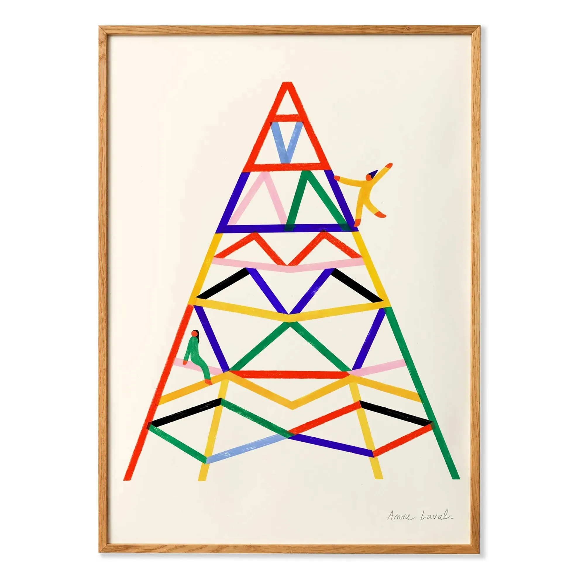 Mado Multicoloured Escalade Poster