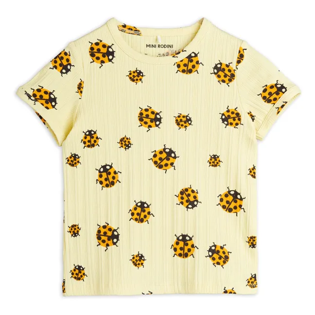 T-shirt in cotone biologico Coccinelle | Giallo