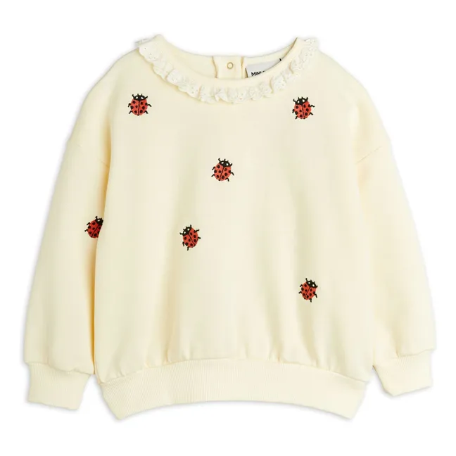 Sudadera mariquita Algodón orgánico | Amarillo