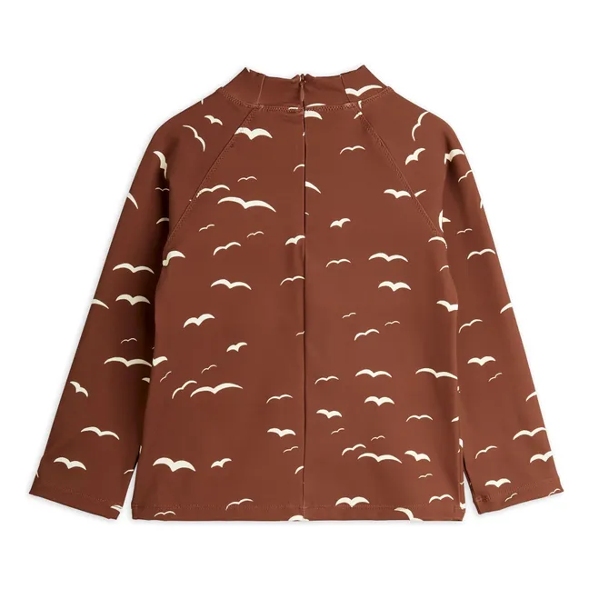 Top Anti UV Mouettes Coton Bio | Marron