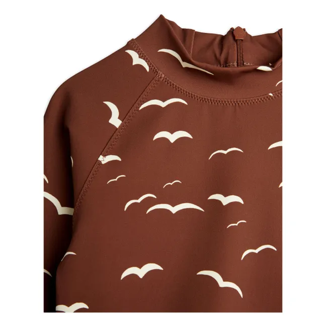 Top Anti UV Mouettes Coton Bio | Marron