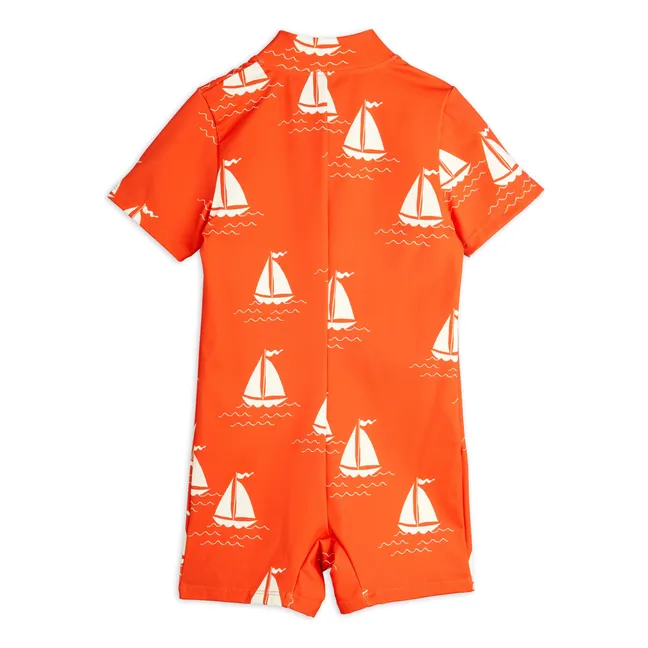 Anti-UV-Overall Boote Bio-Baumwolle | Rot