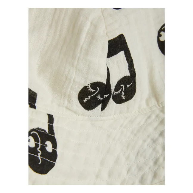 Notes organic cotton hat | White