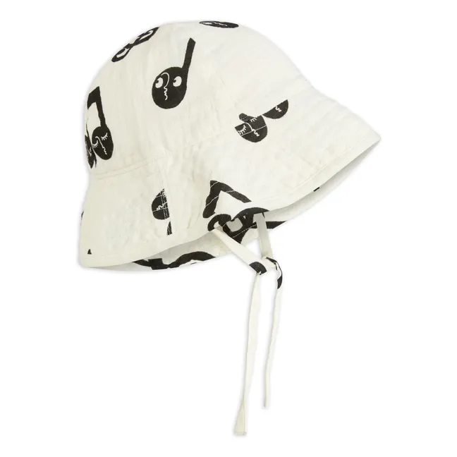 Notes organic cotton hat | White