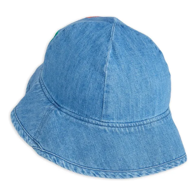 Gorro de algodón ecológico Notes Denim | Azul
