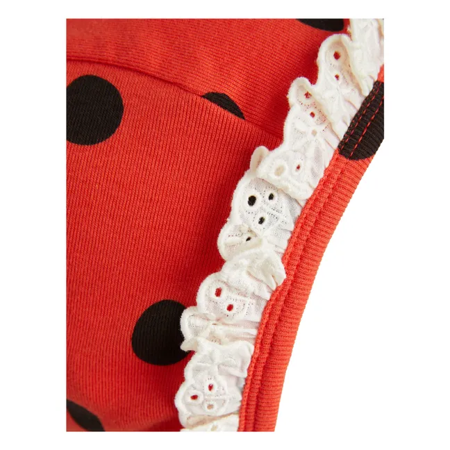 Algodón orgánico Pea Crush | Rojo