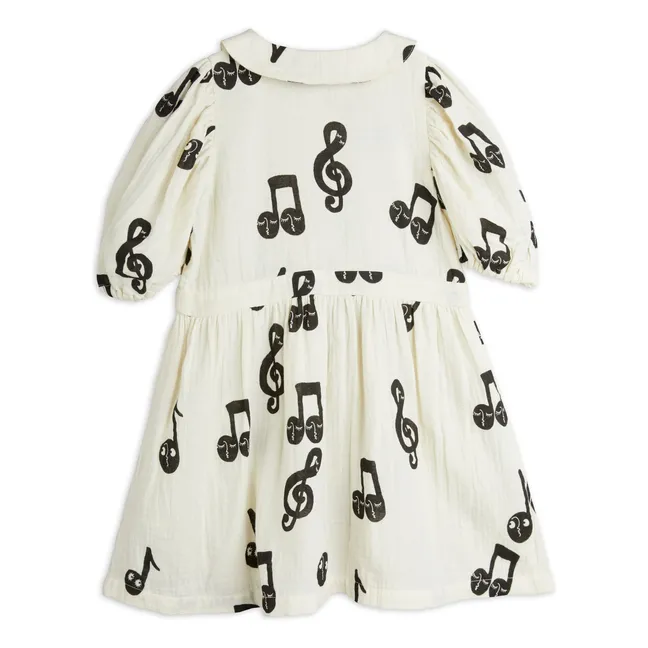 Dress Notes Organic cotton gauze | White