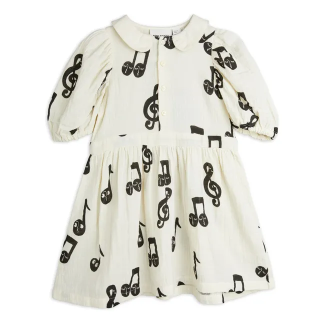 Dress Notes Organic cotton gauze | White