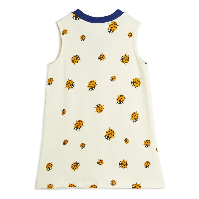 Kleid Marienkäfer Bio-Baumwolle | Weiß